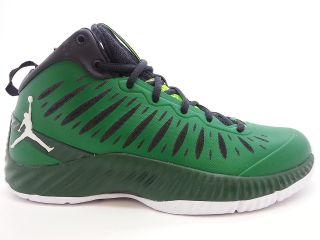   306] Mens Air Jordan Super.Fly Pine Green Performance Sneakers 2012 QS