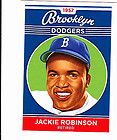 Jackie Robinson Brooklyn Dodger Trading Card (2.5x 3.5copy of 
