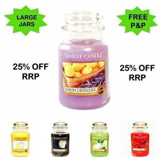yankee candle 22oz large jar variety 25 % off rrp