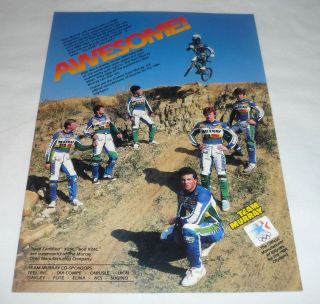 1983 team murray bmx bicycles ad page awesome time left