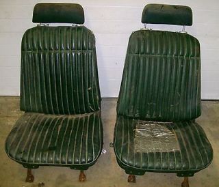 1969 1972 Chevelle GTO GS 442 Monte Carlo bucket seats with headrests 
