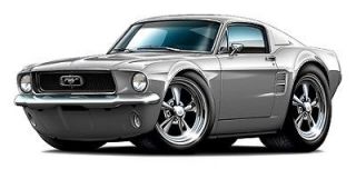 1968 Ford Mustang GT 289 4S Wall Graphic Vinyl Decal Man Cave Garage 