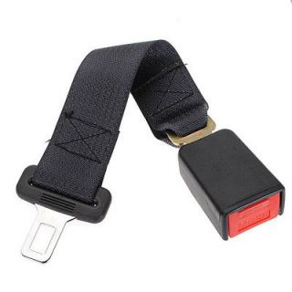 New Black Car Seat Belt Seatbelt Extender Extension Safety Longer 7/8
