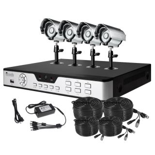 ZMODO CCTV 4 CH Security DVR Outdoor Camera System 1TB