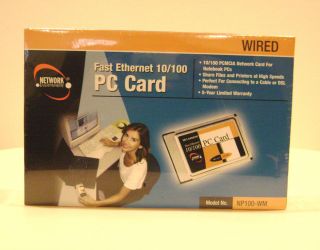 Network Everywhere Fast Ethernet 10 100 PC Card NP100 Wm