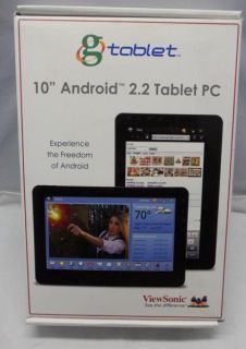 ViewSonic gTablet 10 Multi Touch LCD Screen, Android OS 2.2