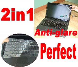 14 Anti Glare Screen Cover Keyboard Skin for Toshiba Satellite P845 