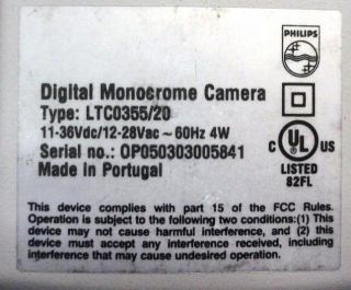 13x Plhilips/Bosch Digital Monochrome & Dinion Cameras  LTC0355/20 