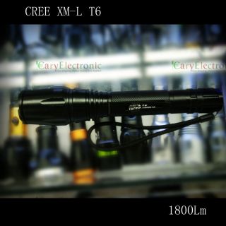 UltraFire 1800 Lumens Zoomable Waterproof CREE XM L T6 LED Flashlight 