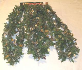   tinsel mylar garland that is 15 feet long and 2 1/2 inches wide