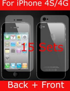   LCD Clear Screen Protector Cover Skin for iPhone 4 4S 4G New
