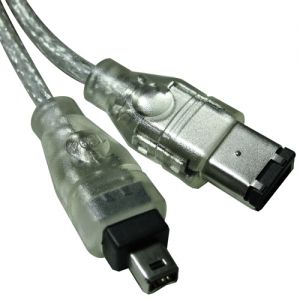 16ft 5m 6 to 4pin FireWire IEEE Slim Computer Note Book Camcorder 1394 