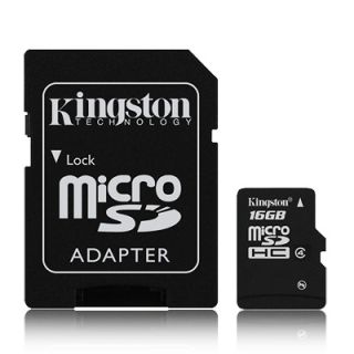 Kingston 16GB MicroSD Micro SD SDHC Memory Card Class 4