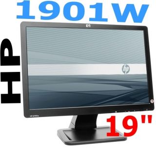 HP LE1901W 19 Widescreen LCD Monitor Black Clean