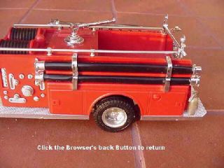 Pair Hose Mounts Hess 1970 Fire Engine Truck Chrome Parts