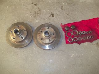 73 85 Ford F100 F150 Truck 2WD Pair Front Disc Brake Rotors Very Nice 