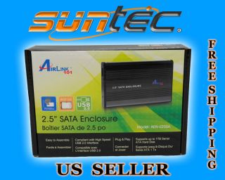   aen U25SA 2 5 External SATA HDD Enclosure Case 2 1 2 Inch