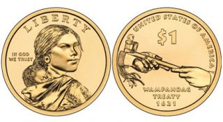 2011 P D Sacagawea Dollars Position A B 4 Coin Set