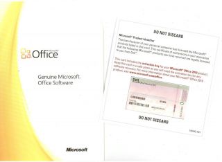 Microsoft Office 2010 Professional Product Key Card Commercial License 