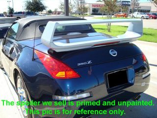 Painted New 03 08 Nissan 350Z Racing High Spoiler Wing