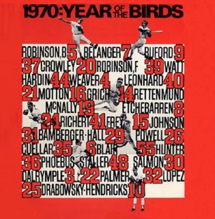 1970 Baltimore Orioles The Year of The Birds CD New