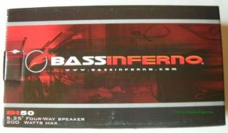 New Bass Inferno 4 Way 5 25 200W Car Audio Speakers 2