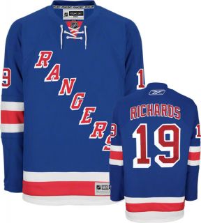 Brad Richards Jersey Reebok Blue 19 New York Rangers Premier Jersey 
