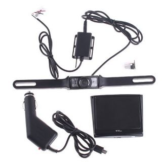   LCD Monitor Car License Plate Parking Color Video Camera System