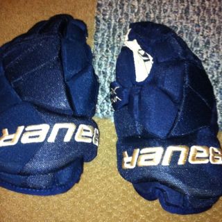 Bauer X60 Pro Stock Hockey Gloves 15 1 Umberger 3rds. Brand New