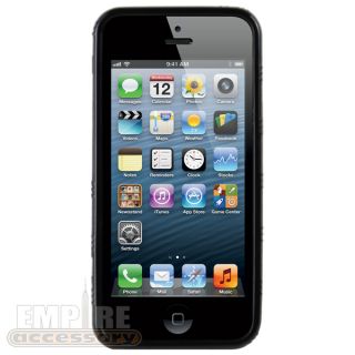   Black TPU Gel Case w Screen Guards for iPhone 5 5g 6th Gen