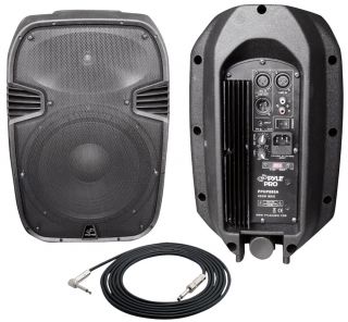   DJ PPHP885A 400W 2 Way Powered PA 8 Speaker 1 4 TRS Cable New