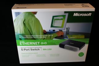 Microsoft MN 150 Broadband Network 5 Port Switch