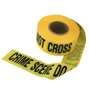 10 Crime Scene do not Cross 50 Foot Long Prop Tape