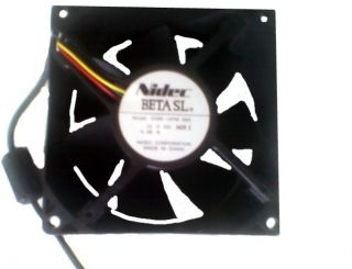 Nidec BETA SL 92mm PC fan (D09E 12PM) 3 pin motherboard connector