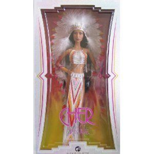 Mint Box 70s Cher Celebrity Indian Half Breed Bob Mackie 2007 Barbie 