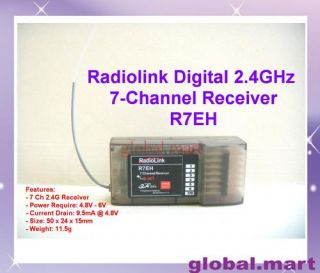 r7eh 7channel receiver for t6ehp e t6ehp t rex 450 his new receiver 