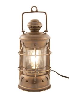 Antique Brass Masthead Electric Lantern 14 Nautical