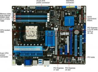 Asus M4A89GTD Pro USB3 AMD Socket AM3 890GX DDR3 Motherboard USA ATX 