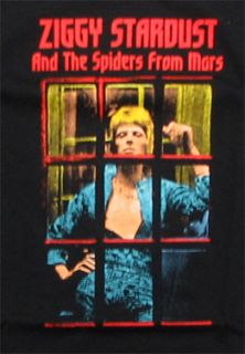 David Bowie   Ziggy Stardust phonebooth t shirt   Official   FAST SHIP