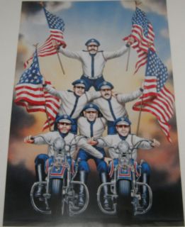 David Mann Art Seattle Cossacks Print Easyriders Harley Davidson HD H 