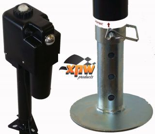 XPW Enclosed Trailer camper 4500 Tongue Jack w Level Power Electric 12 
