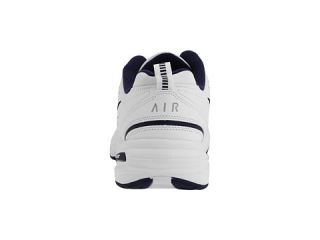 Nike Air Monarch IV White/Metallic Silver Midnight Navy    