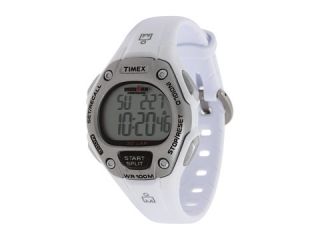 Timex Sport Ironman White and Silver Mid Size 30 Lap Watch    