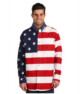 Roper Stars & Stripes Pieced Flag Shirt L/S $42.00 