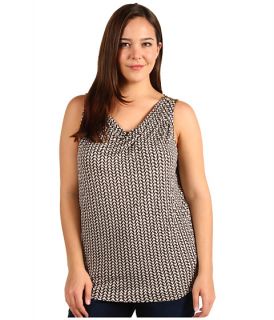   Plus Size Broken Herringbone S/L Cowl Neck Top $60.99 $79.50 SALE