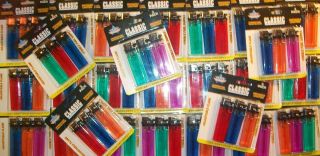 26 3 PACKS OF BRAND NEW CLASSIC DISPOSABLE LIGHTERS ~ADJUSTABLE~