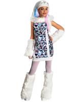 New Monster High Abbie Bominable Child Halloween Costume Dress Up 