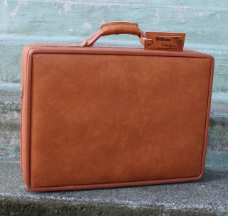 Vtg Hartmann Belting Leather Attache 5 Briefcase w Key