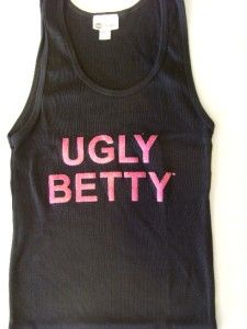   Betty Glitter Logo Tank Top Womens Shirt ABC Studios Size Large