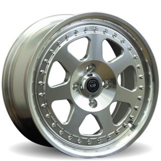 Rota J Mag 15x7 4x100 ET40 67 1 AB Polish Rims Wheels